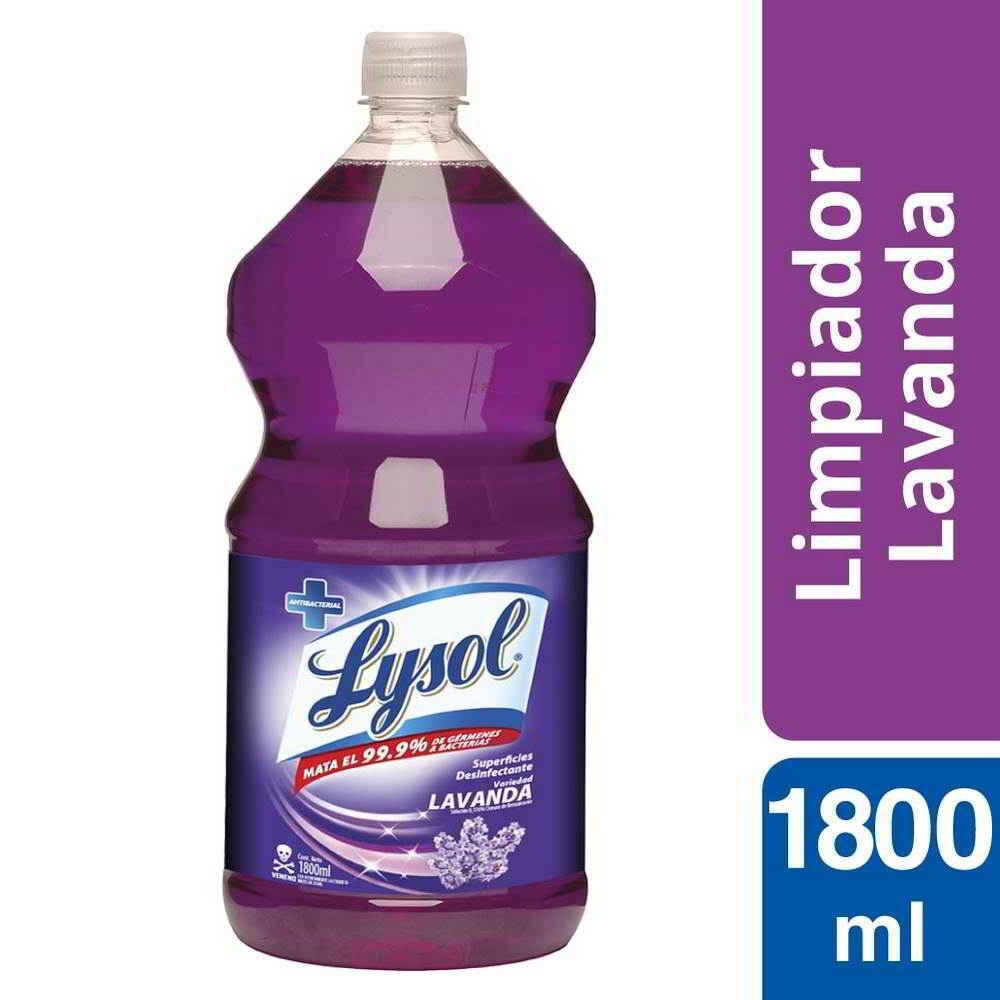 Limpiador Líquido Desinfectante Lavanda 1800ml - Lysol image number 0.0