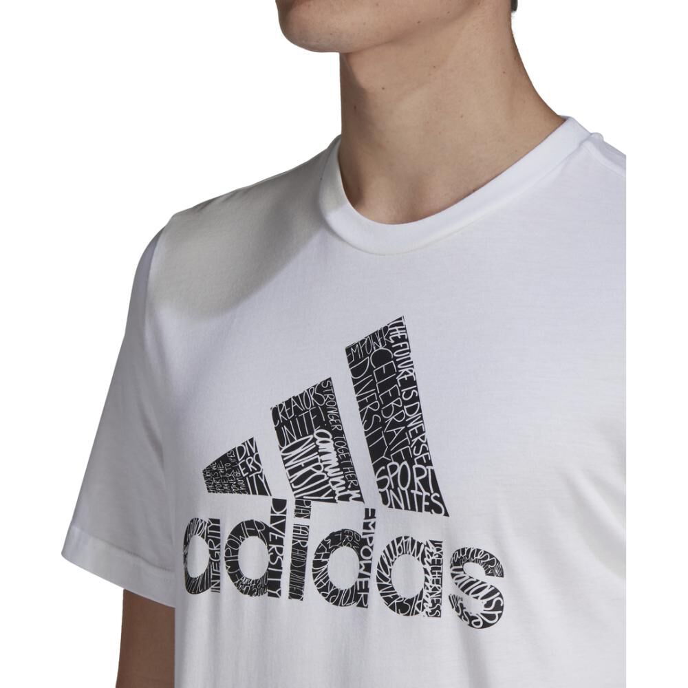Polera Hombre Adidas Camiseta Con Logo De Unity image number 4.0