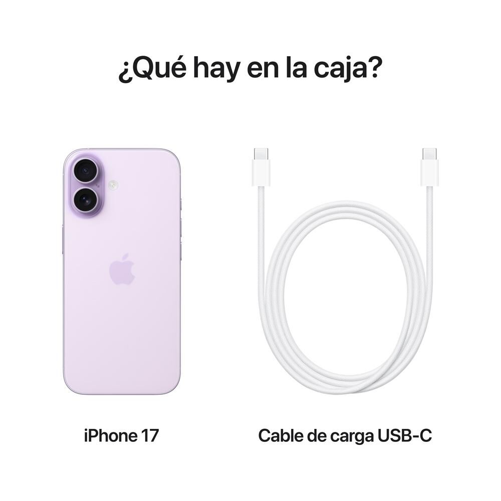 Iphone 17 Apple / 5G / 256 GB / Lavanda / Liberado image number 7.0