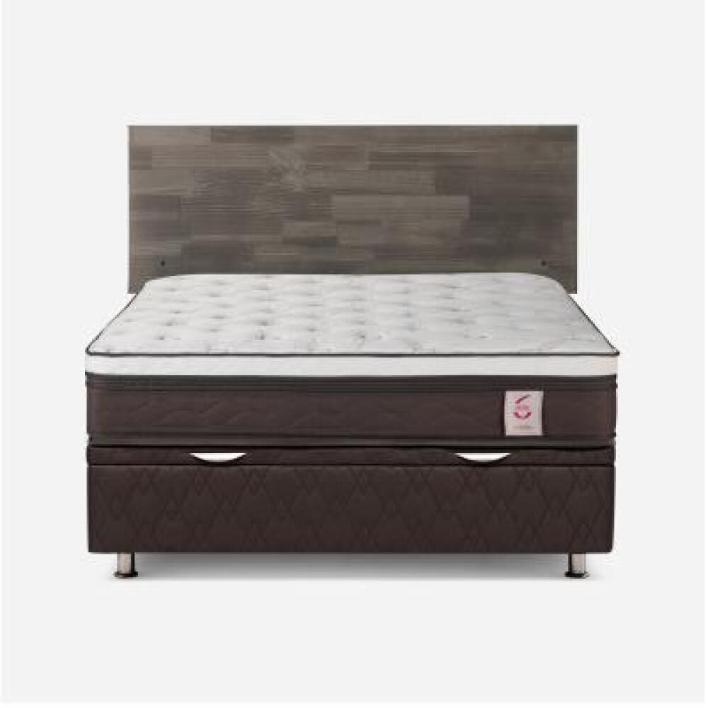 Cama Ba&uacute;l Rosen New Style 6 / 2 Plazas / Base Normal + Respaldo image number 5.0