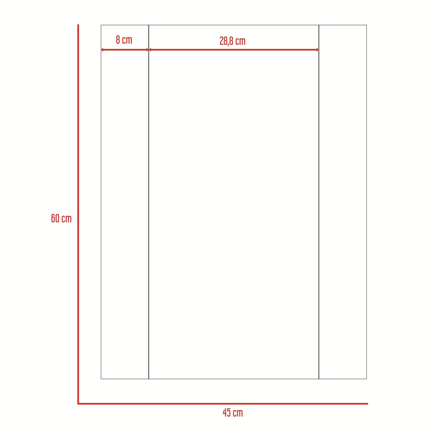 Espejo Rectangular Fm-077 130x45x1,10 image number 4.0