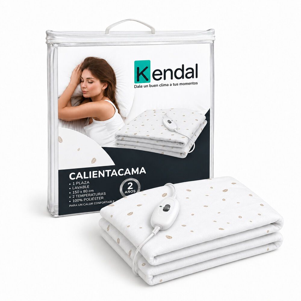 Calienta Camas Kendal 1 Plaza Lavable / 2 Temperaturas / Sec image number 0.0