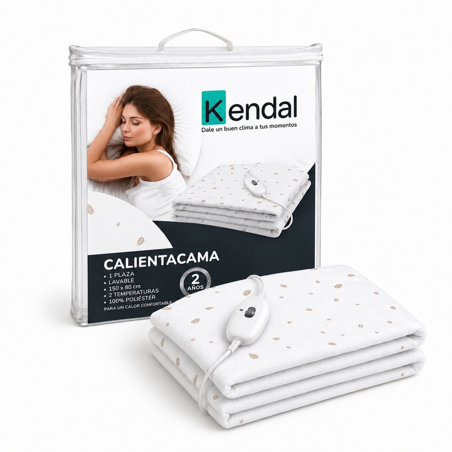 Calienta Camas Kendal 1 Plaza Lavable / 2 Temperaturas / Sec image number 0.0
