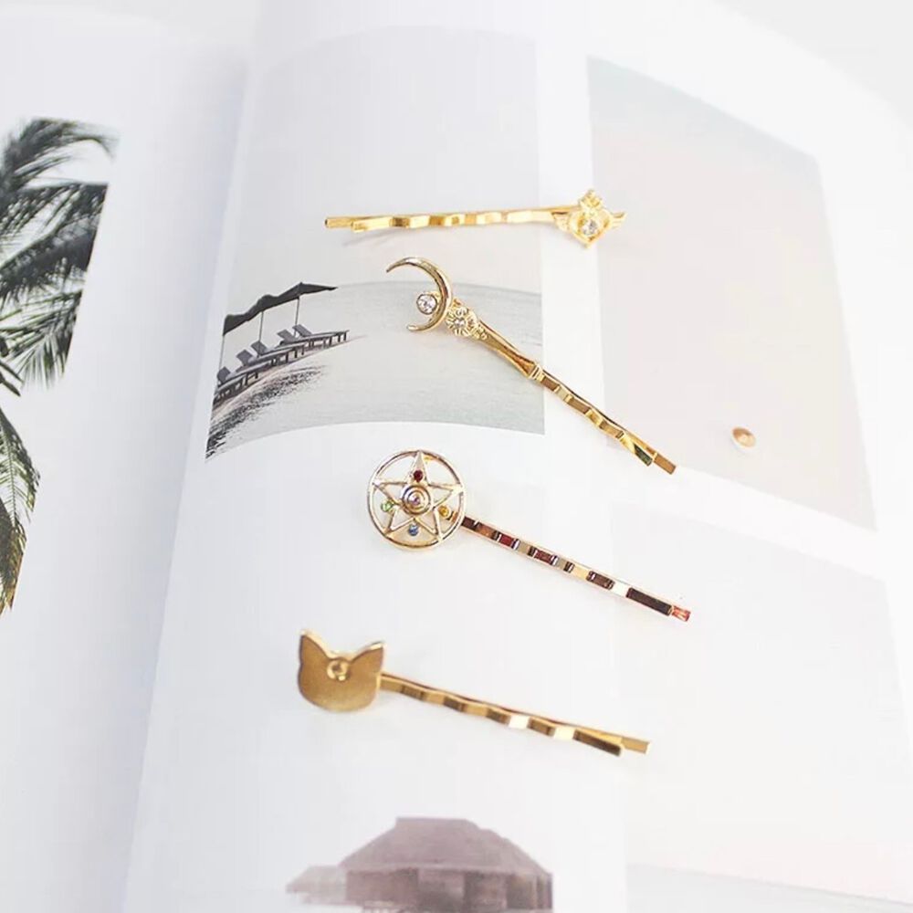 Set Pinches Horquillas Pinzas Para El Cabello Sailor Moon image number 2.0