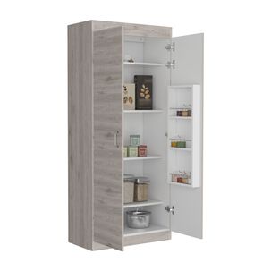 Mueble Alacena 2 Puertas Fm-012c - Café Claro