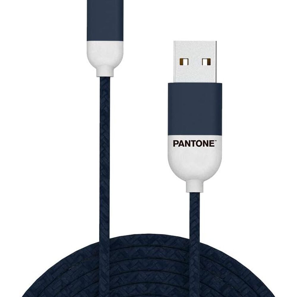 Cable De Datos Type-c Reforzado 1m Pantone Android Auto Blue image number 1.0