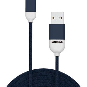 Cable De Datos Type-c Reforzado 1m Pantone Android Auto Blue