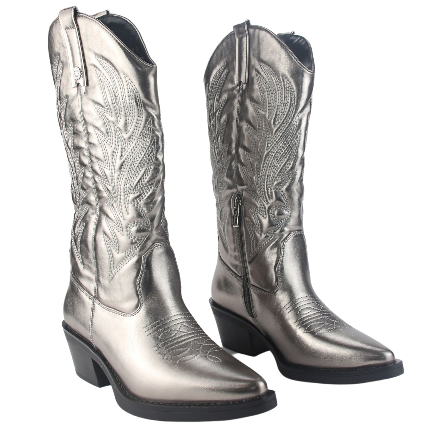 Bota Chalada Mujer West-22 Plateado Casual image number 2.0