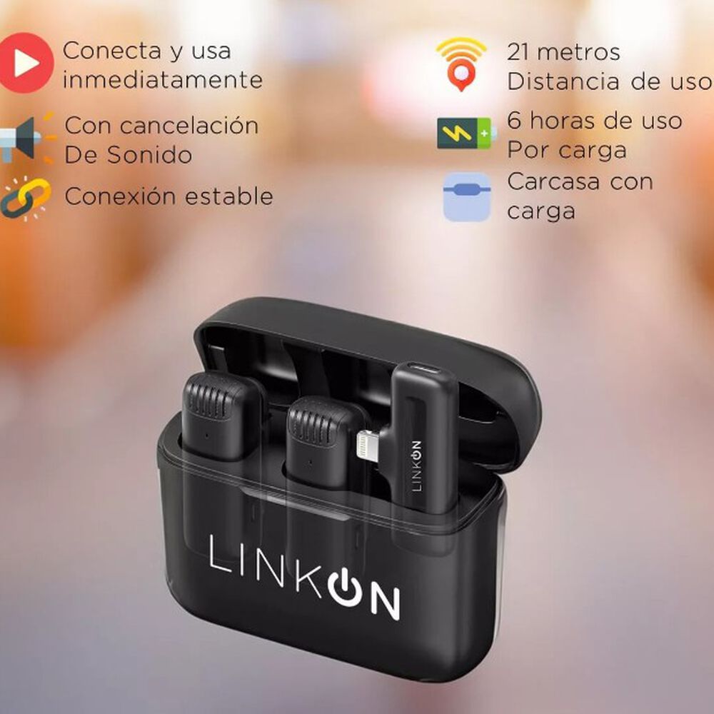 Microfono Inalambrico Solapa Entrada Usb C image number 1.0