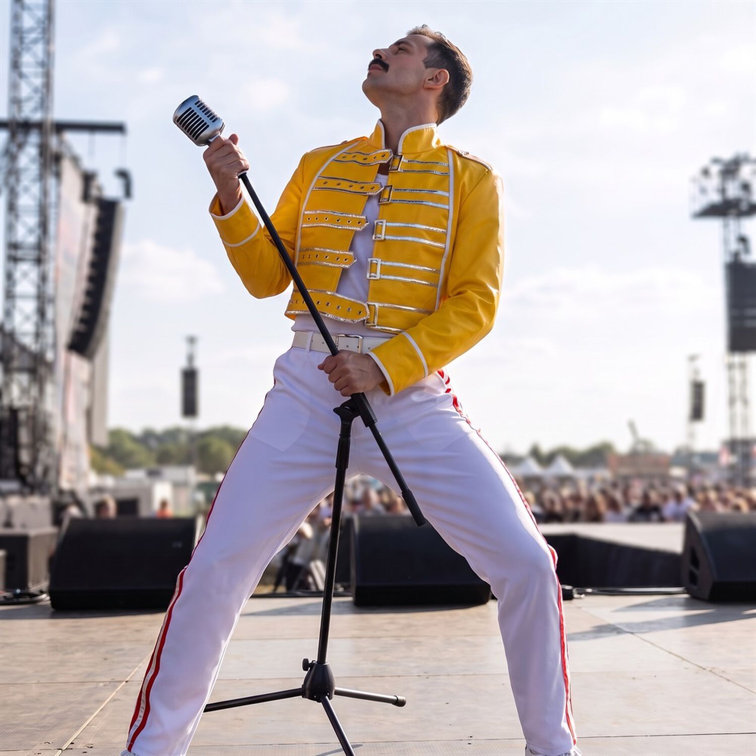 Disfraz Cosplay Freddy Mercury Queen image number 0.0