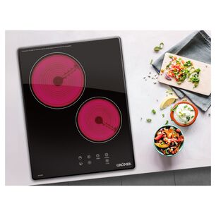 Encimera Vitrocer&aacute;mica Gr&ouml;ner Touch Black Xs 2q
