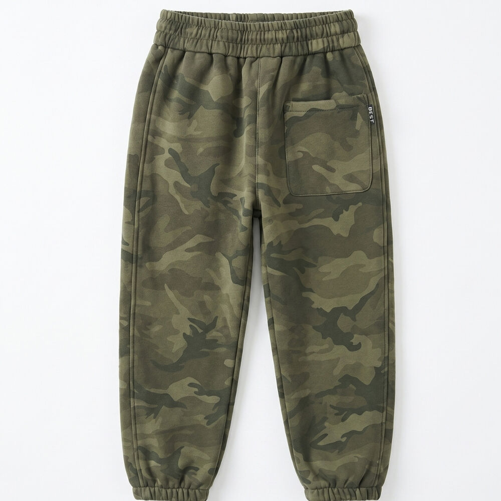 Pantalon De Buzo Jogger Camuflado Militar Para Ni&ntilde;o image number 5.0
