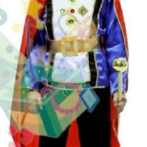 Disfraz Rey Principe Capa Roja Cod: 22250