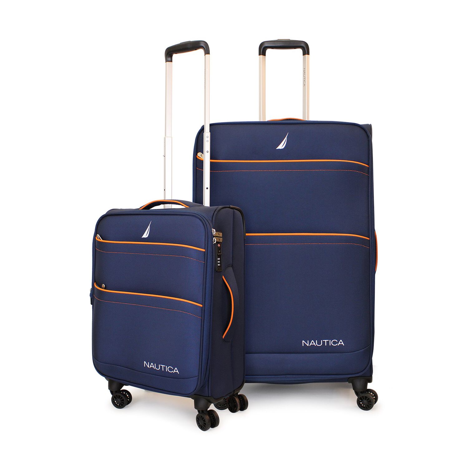 Pack 2 Maletas Blandas S+l Nautica Lisboa 10kg Y 23kg Azul image number 0.0