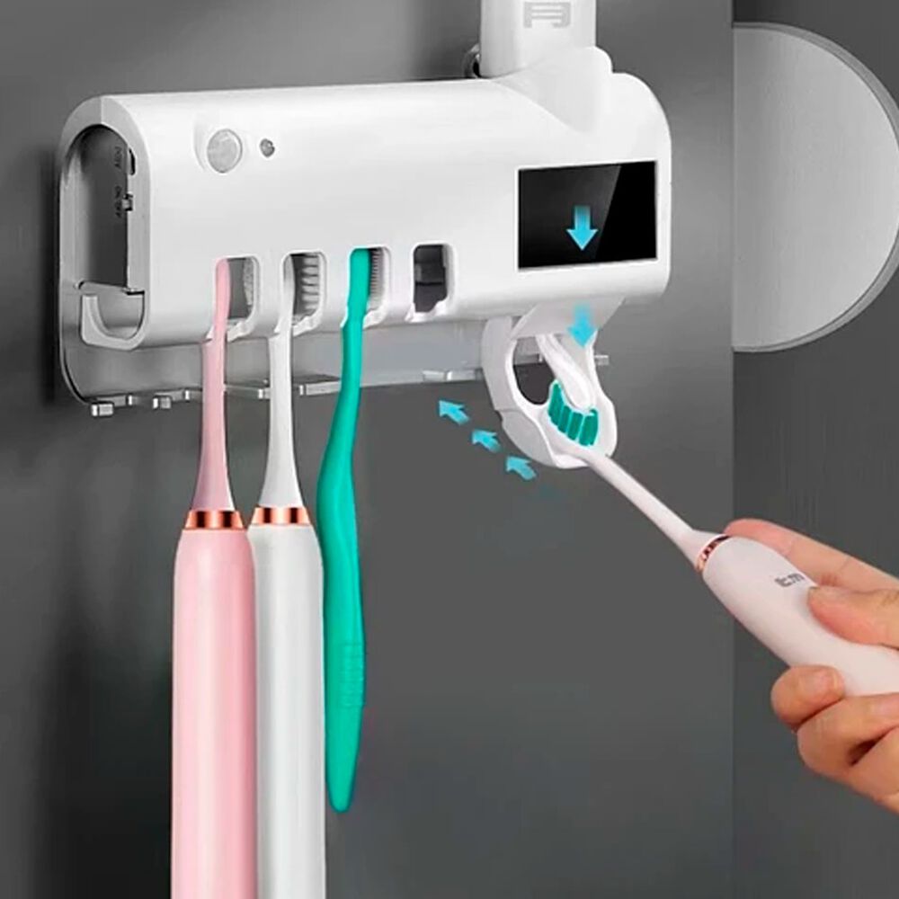 Soporte Esterilizador Multifuncional Uv Para Cepillos De Dientes image number 3.0
