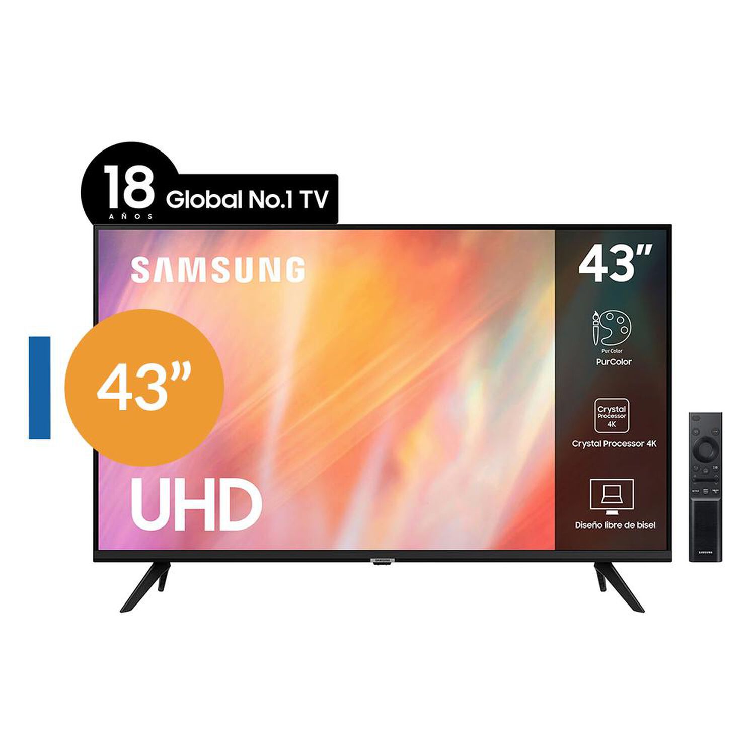 Led 43" Samsung AU7090 / Ultra HD 4K / Smart TV image number 0.0