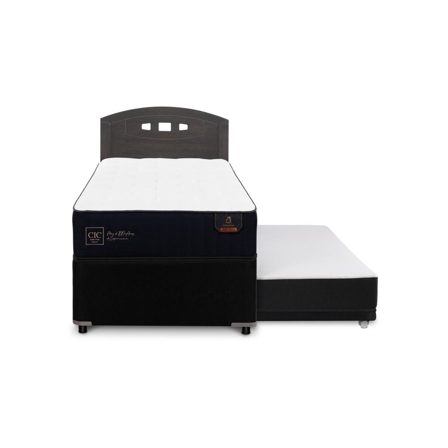 Cama Nido Cic Premium / 1.5 Plazas / Base Normal + Respaldo image number 0.0