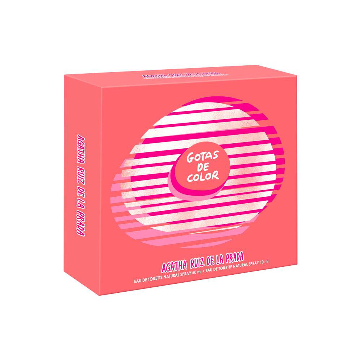 Set De Perfumer&iacute;a Mujer Gotas De Color Agatha Ruiz De La Prada / 50 Ml / Edt + Megaspritzer 10 Ml image number 1.0