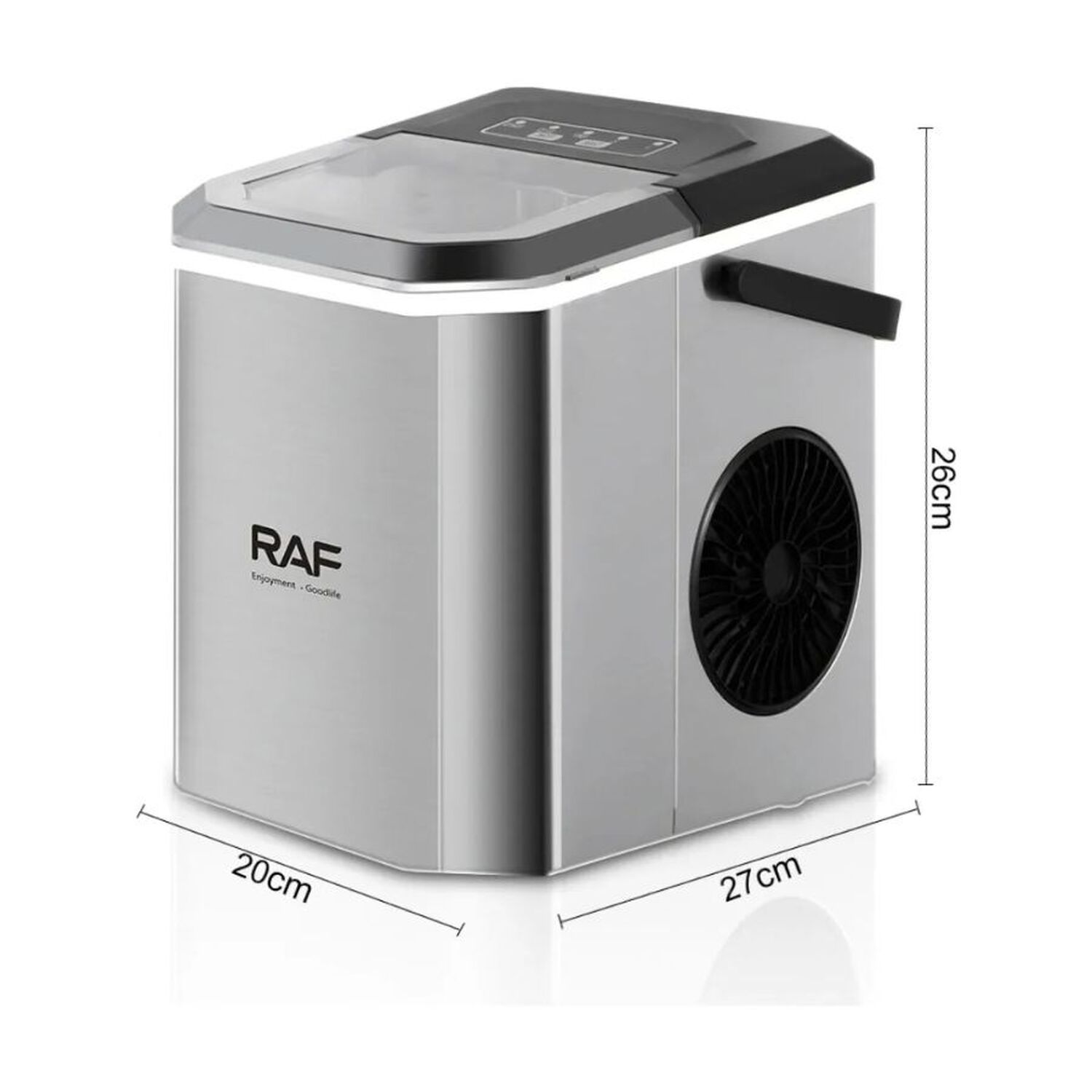 Maquina Para Hacer Hielo 26libras R.0300 Raf image number 3.0