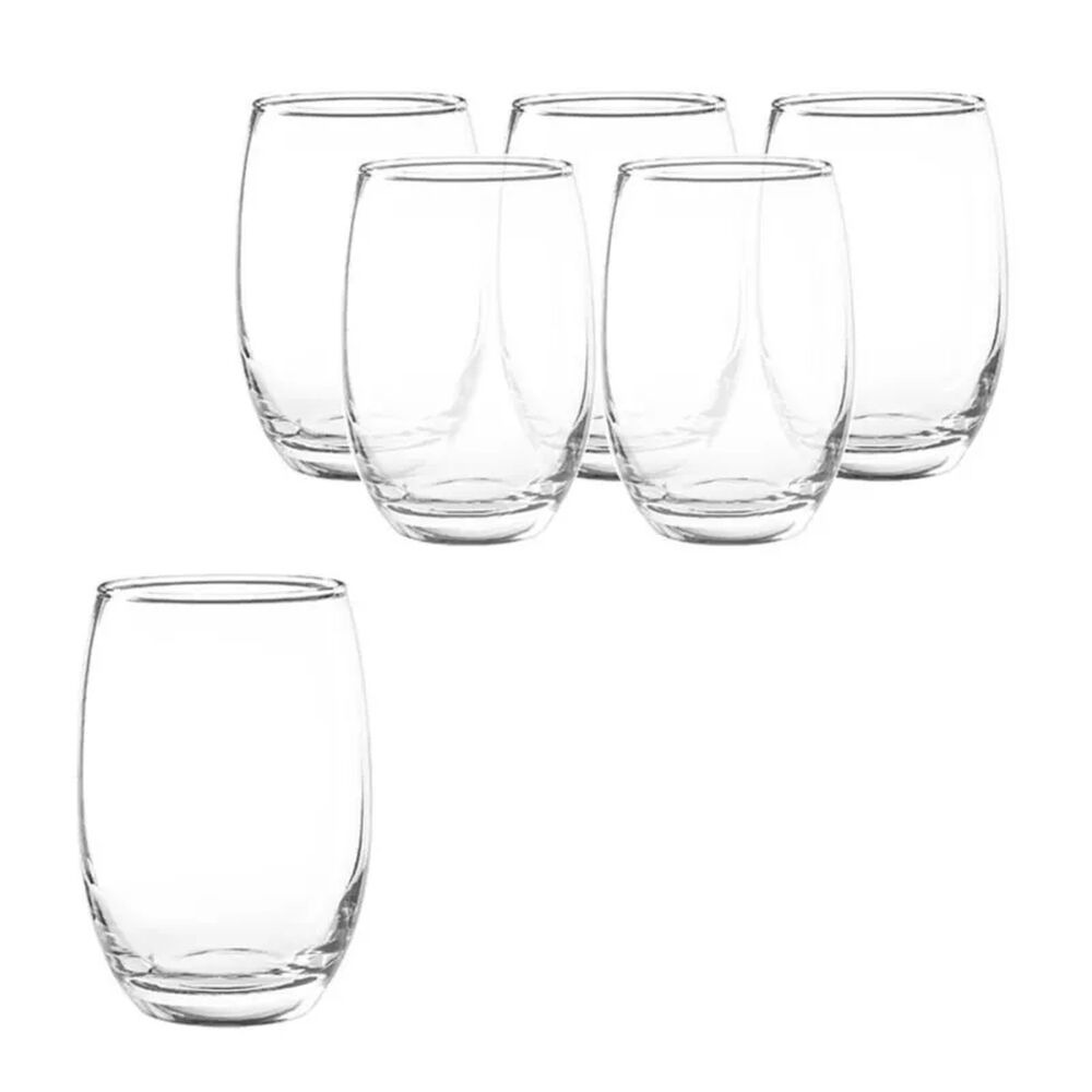 Pack 12 Vasos Altos Vidrio Mikonos Cocina image number 3.0