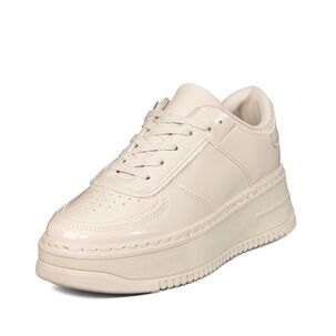 Zapatilla Deportiva Plataforma Charol Mujer Weide Lt132