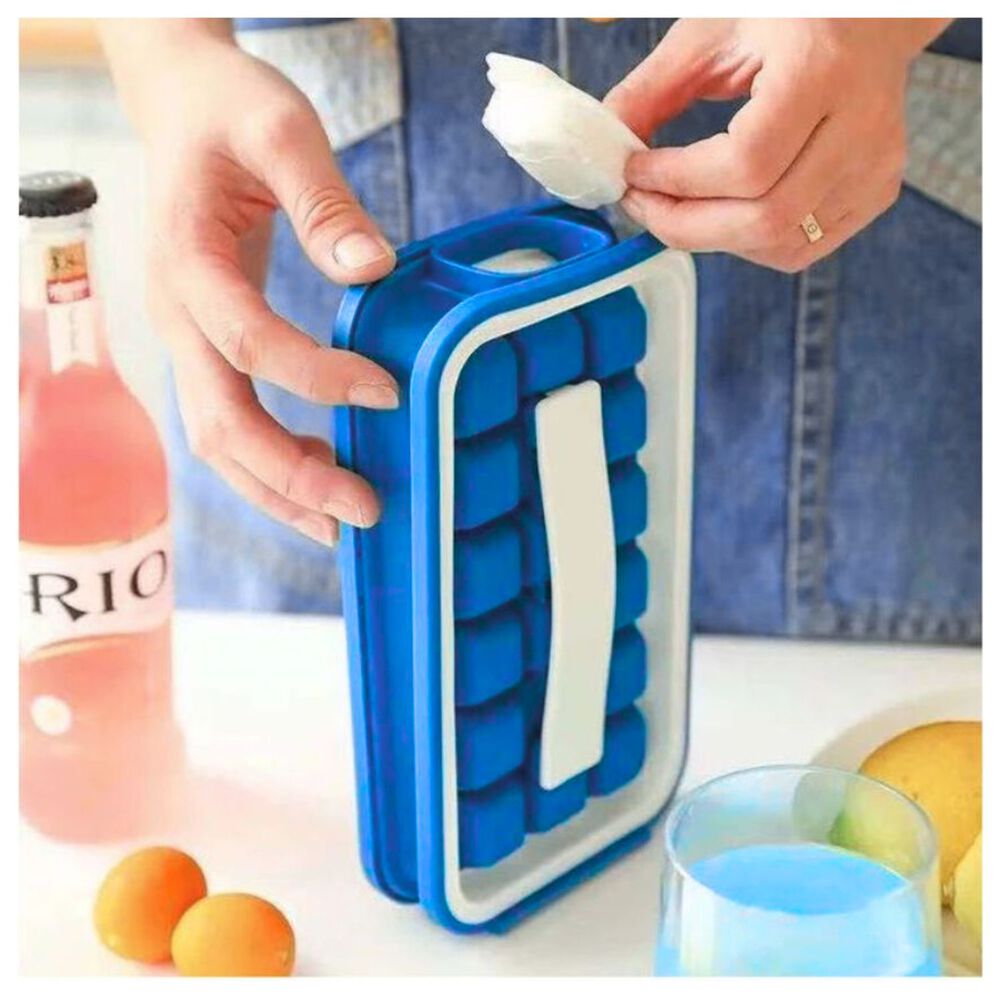 Bandeja Cubos Hielo Antiderrame Reutilizable Cocina Practica image number 2.0