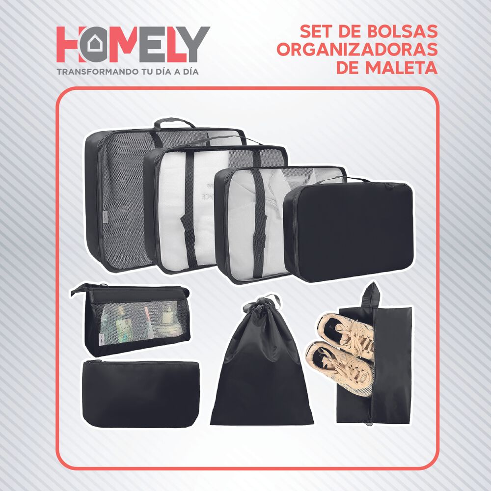 Bolsas Organizadoras Maleta Viaje Homely Set 8 Bolsas image number 7.0