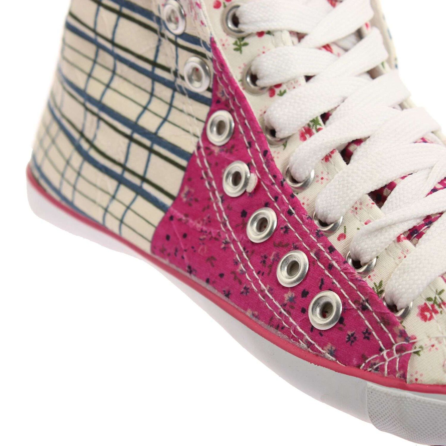 Zapatilla Lona Fucsia V&iacute;a Franca Art. 5dsco1077fucsiablanco image number 4.0