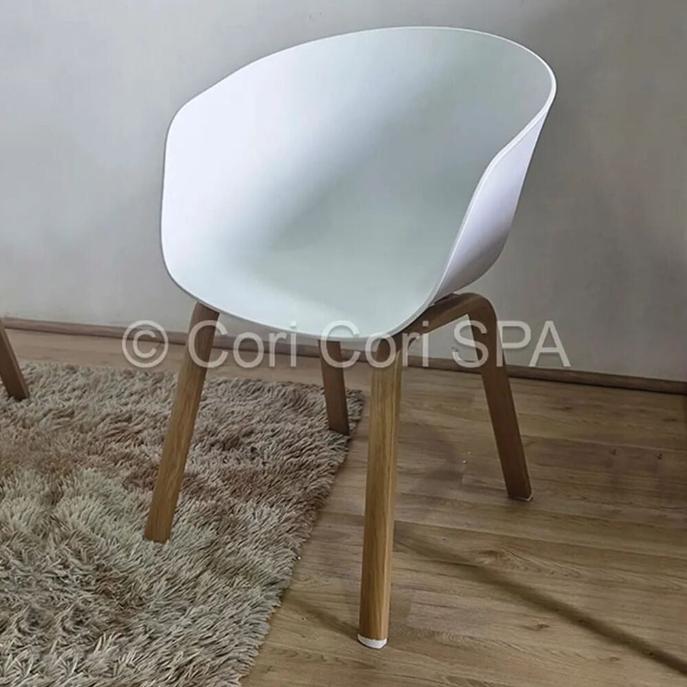 Comedor Mesa Expandible 100 - 180cms + 4 Sillas Cup Blanco image number 5.0