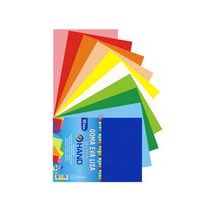 Pack 100 Hojas Goma Eva Lisa 20x30cms Colores - Ps
