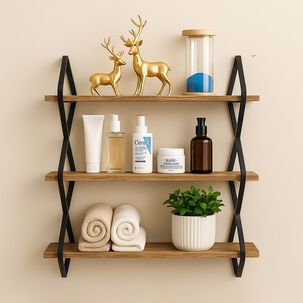 Estante Repisa Organizador De Madera Colgante De 50cm