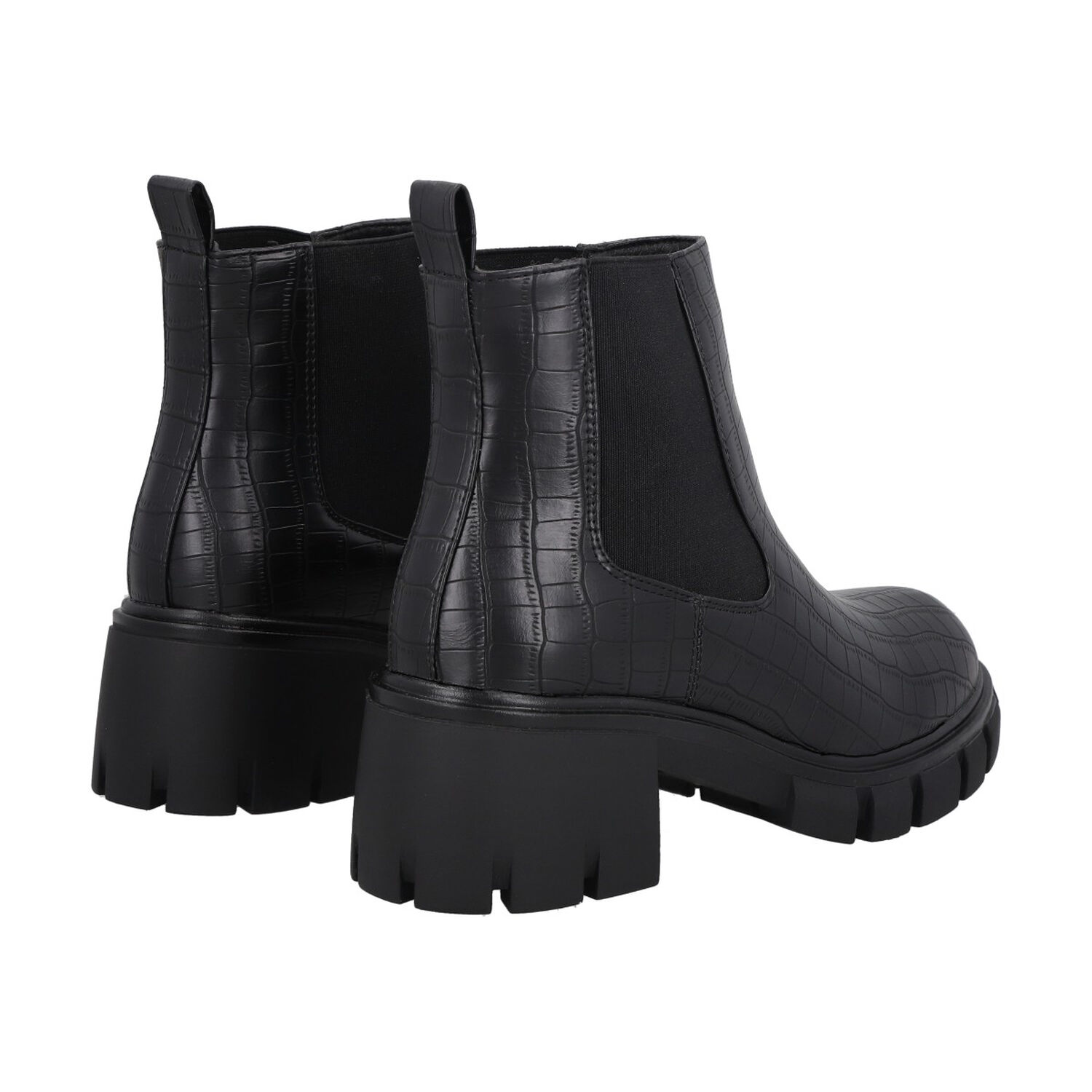 Botin Casual Mujer Negro Plataforma Dona Police image number 3.0