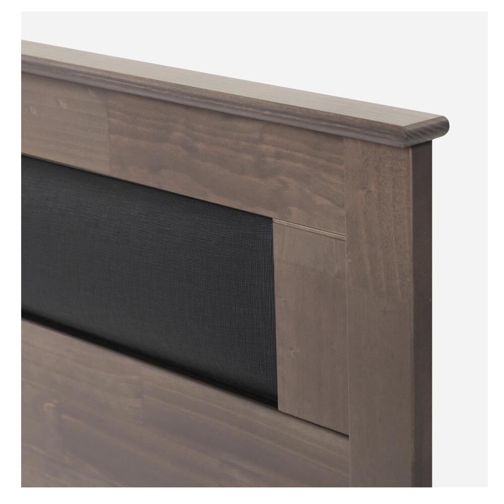 Cama Europea Rosen Art 4 / 2 Plazas / Base Dividida  + Set Maderas Ferrara Gris image number 4.0