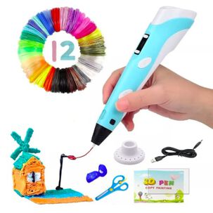 Pluma De Impresora 3d Digital + Filamentos + &Aacute;lbum De Fotos