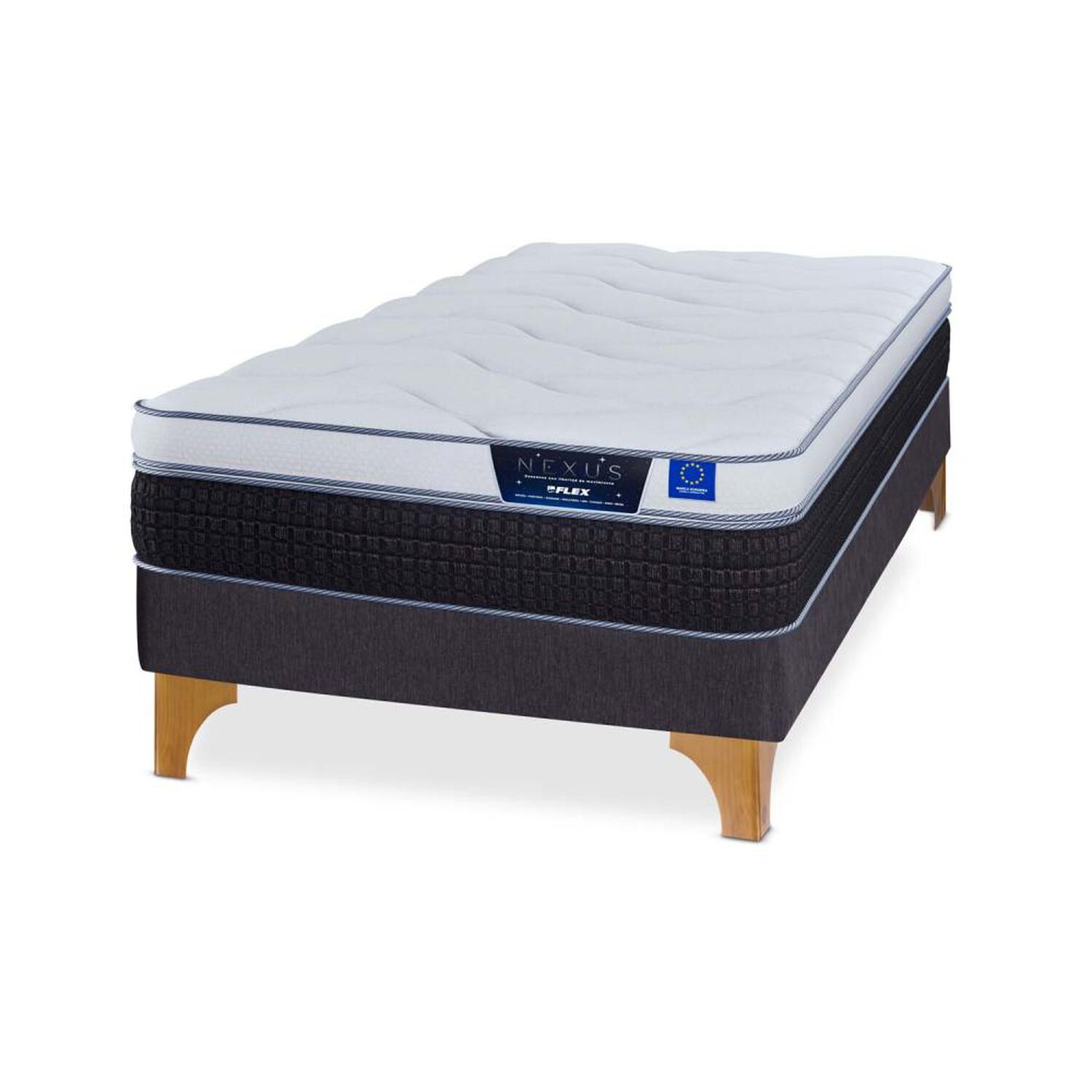 Cama Europea Flex Nexus / 1.5 Plazas / Base Normal image number 1.0