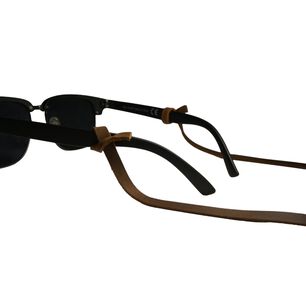 Strap De Lentes De Cuero Cafe