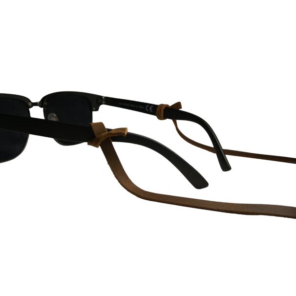 Strap De Lentes De Cuero Cafe