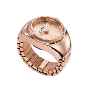 Reloj-anillo Fossil Es5247 Oro Rosa Mujer Reloj-anillo Fossil Es5247 Oro Rosa Mujer