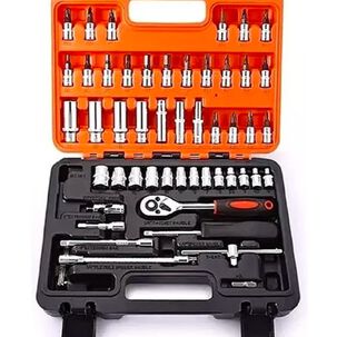 Set Caja De Dados Juego Herramientas 53 Pcs/044