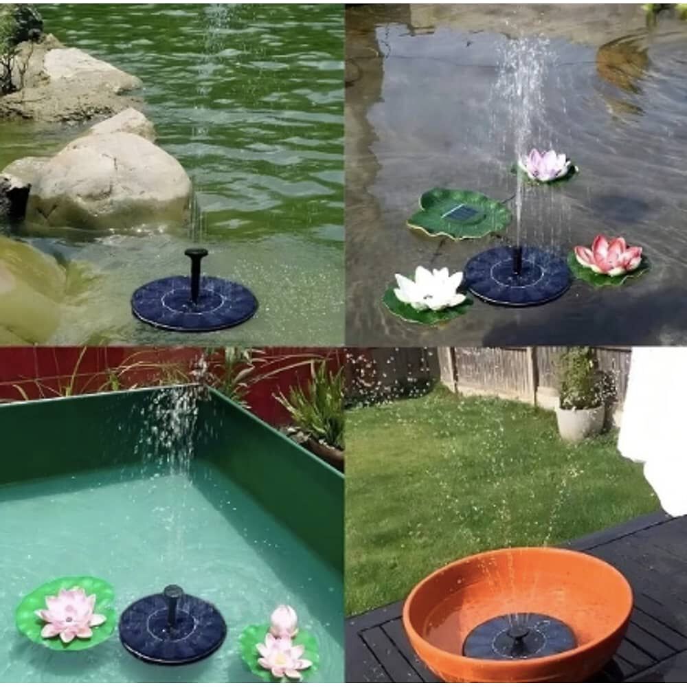 Fuente De Agua Solar Bomba Riego Piscina image number 3.0