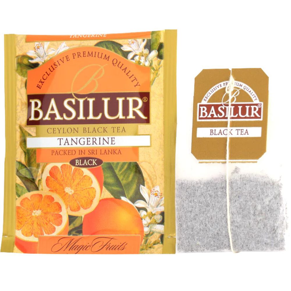 Te Negro Basilur Tangerine Caja 25 Bolsas image number 2.0