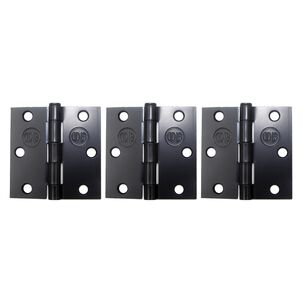 Pack 3 Bisagras Acero Odis 3 X 3x 2,0mm Negro