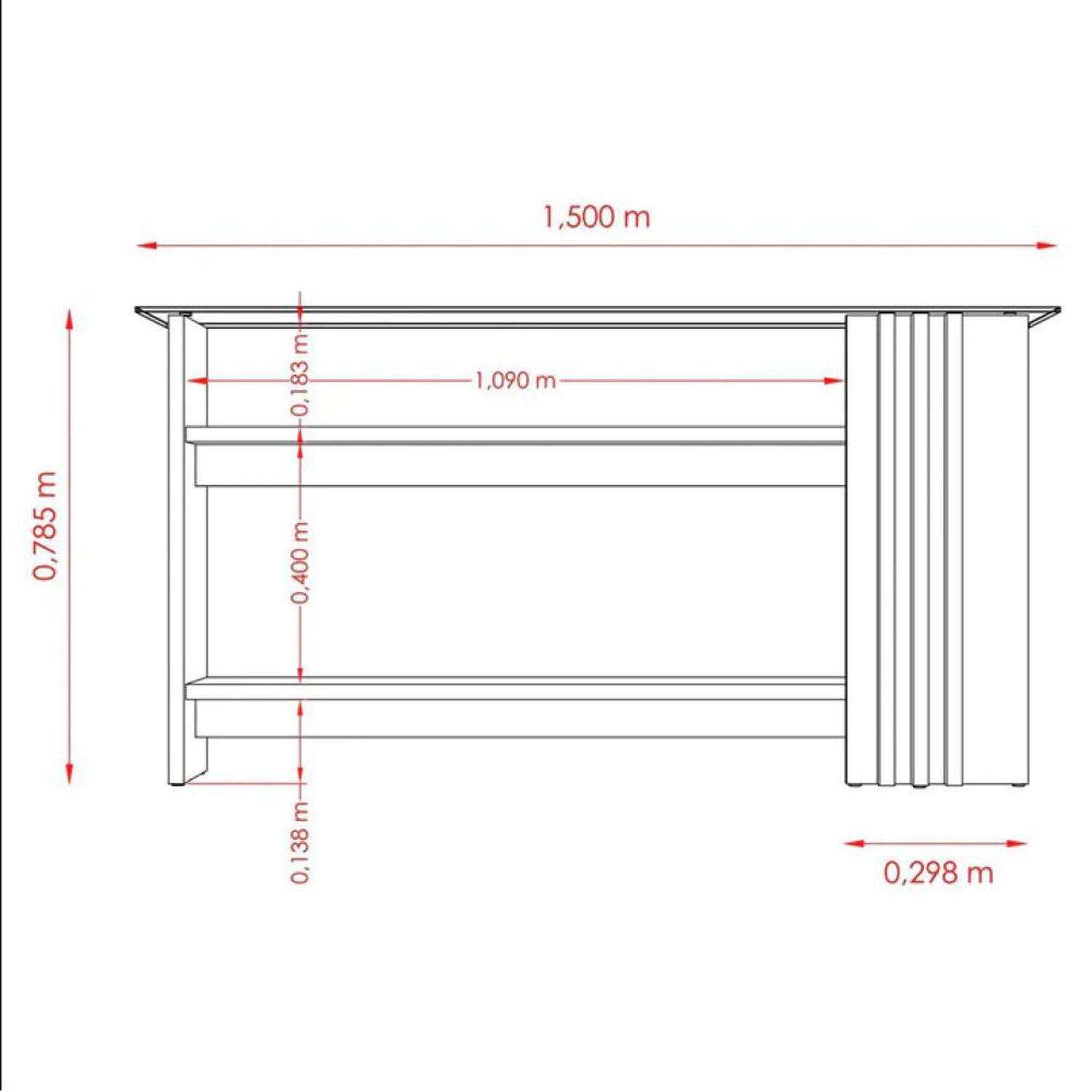 Mesa De Arrimo Altavision Frizz Nat image number 4.0