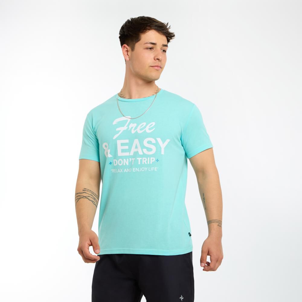 Polera Estampada Manga Corta Cuello Redondo Hombre Skuad image number 2.0