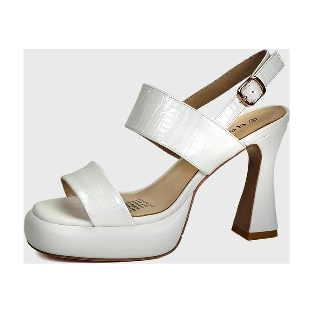 Sandalia Cuero Kader Blanco image number 0.0