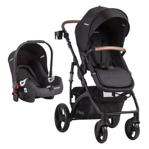 Coche Cuna Travel System Quest Lx Negro Bebesit