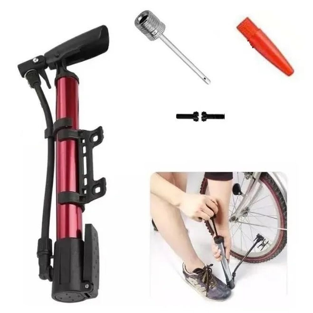 Mini Bombin Aluminio Y Pvc Para Bicicleta Y Pelotas image number 6.0