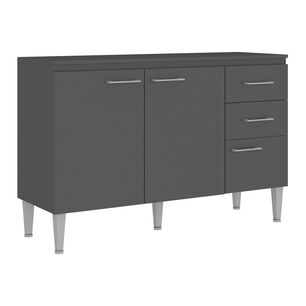 Mueble De Cocina Vekkahome Base Opie / 3 Puertas / 2 Cajones