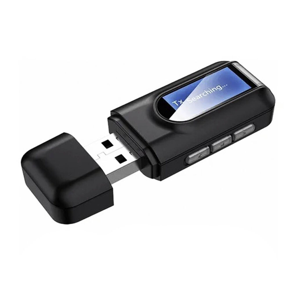 Transmisor Y Receptor Bluetooth De Audio Y Datos Rx - Tx Bt 5.0 Pantalla Lcd image number 0.0