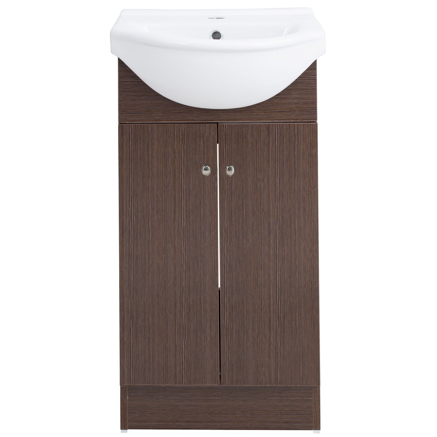 Kit Mueble Vanitorio Domsa Mb40z Nogal Oscuro 44x35x89cm image number 0.0